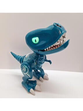 Spin Master Zoomer Chomplingz Hydro Interactive T-Rex Dinosaur Turquoise